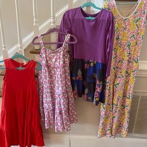 Dress/Romper bundle Tea Collection, Boden, Crewcuts